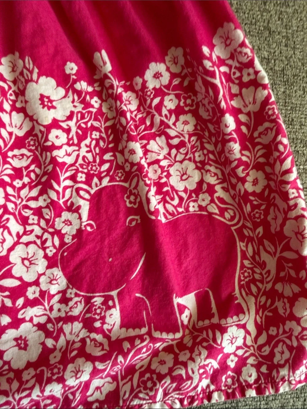Gymboree Hot Pink Hippo Floral Sundress